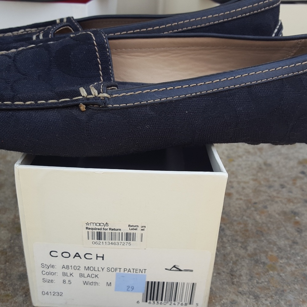 Coach slip on shoes